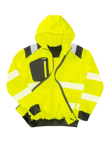 R-R503X-Recycled Zipped Safety Hoody